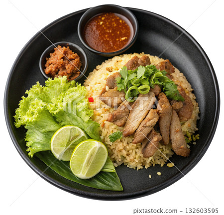 deep fried pork neck with spicy dipping sauce deep fried pork neck with spicy dipping sauce 132603595