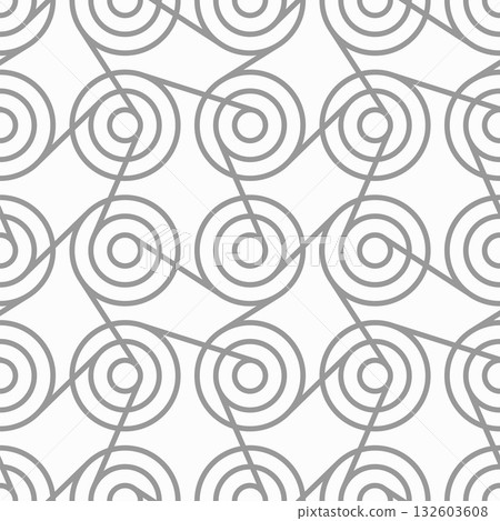 Seamless geometric pattern of concentric circles, ideal for textiles, wallpaper, or design. Vector illustration. Seamless geometric pattern of concentric circles, ideal for textiles, wallpaper, or design. Vector illustration. 132603608
