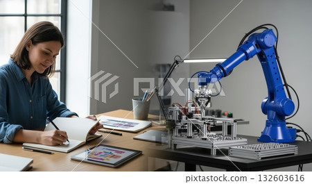 A creative future woven together by humans and robots 132603616