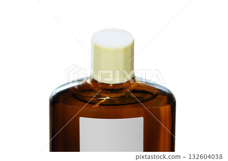A bottle of hair growth product with a screw cap 132604038