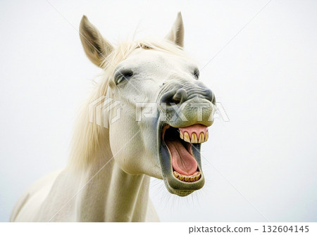 Laughing horse 132604145