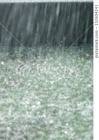 Background material ・ Image of rainy season and heavy rain Background material ・ Image of rainy season and heavy rain 132604241