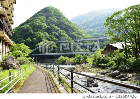 日光市川路溫泉:沿男鹿川和山脈的步道 日光市川路溫泉:沿男鹿川和山脈的步道 132604426