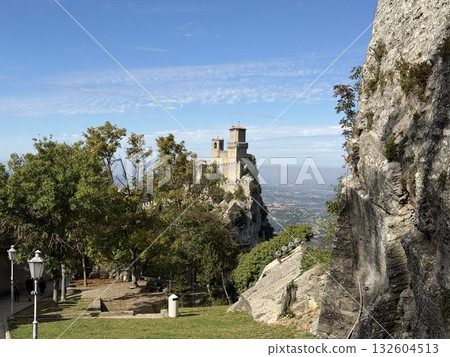View from the ancient city of San Marino 132604513