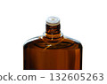 [Cutout transparent background material] Hair growth product bottle with screw cap open 132605263