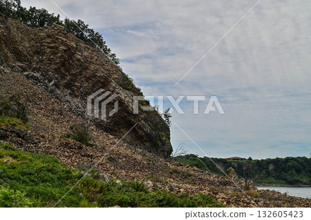 Collapsed columnar joints at Kotogahama Collapsed columnar joints at Kotogahama 132605423