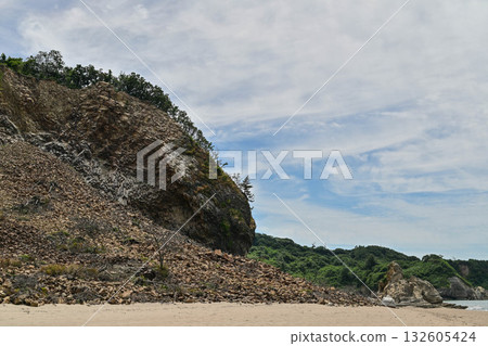 Collapsed columnar joints at Kotogahama Collapsed columnar joints at Kotogahama 132605424