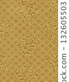 Arabesque pattern material 132605503