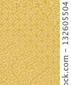 Arabesque pattern material 132605504
