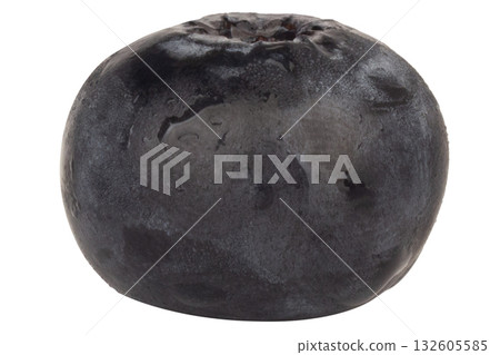 blueberry piece fruit on white background 132605585