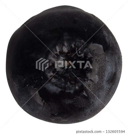 blueberry piece fruit on white background 132605594