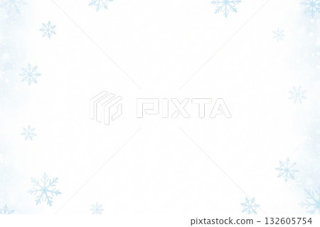 Snowflakes and pale light background: Winter transparency and elegant white texture Snowflakes and pale light background: Winter transparency and elegant white texture 132605754