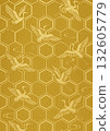Tortoiseshell and crane pattern image 132605779