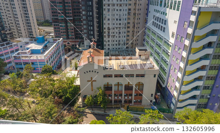 Oct 18 2025 Historic Shau Kei Wan Church in Eastern District 132605996