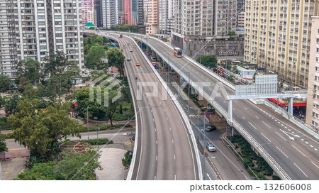 Oct 29 2025 Island Eastern Corridor Expressway Over Victoria Harbour 132606008