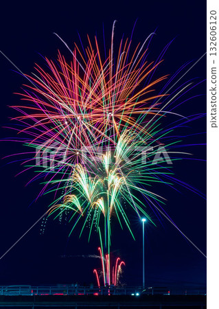 Chikugo River Firework Display Chikugo River Firework Display 132606120