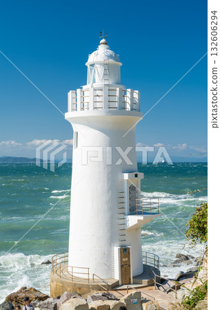 Aichi Prefecture: Irago Cape Lighthouse, tip of the Atsumi Peninsula 132606294