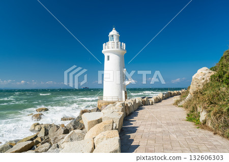 Aichi Prefecture: Irago Cape Lighthouse, tip of the Atsumi Peninsula Aichi Prefecture: Irago Cape Lighthouse, tip of the Atsumi Peninsula 132606303