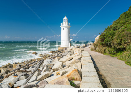 Aichi Prefecture: Irago Cape Lighthouse, tip of the Atsumi Peninsula Aichi Prefecture: Irago Cape Lighthouse, tip of the Atsumi Peninsula 132606305