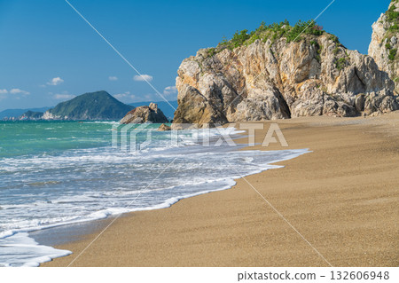 愛知縣:日之出石門和伊良子岬海灘的海岸線 愛知縣:日之出石門和伊良子岬海灘的海岸線 132606948