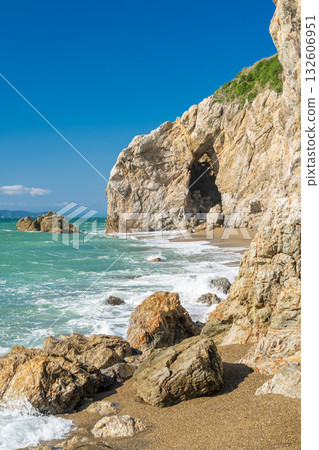 愛知縣:日之出石門和伊良子岬海灘的海岸線 愛知縣:日之出石門和伊良子岬海灘的海岸線 132606951