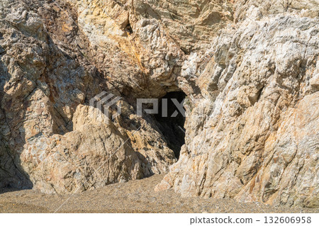 Aichi Prefecture: Coastline of Hinode Stone Gate and Cape Irago Beach 132606958