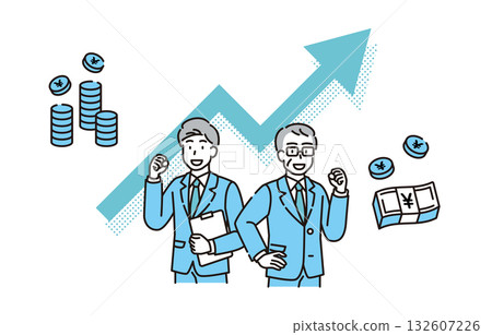 商人和金錢 132607226