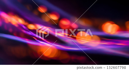 Colorful balls of light AI images 132607798