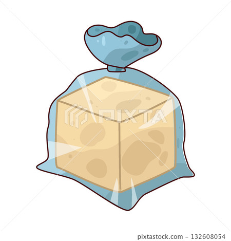 illustration of Tofu Bag 132608054