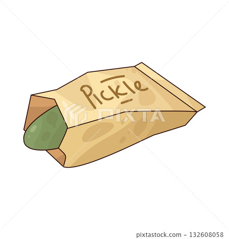 illustration of Pickle Bag illustration of Pickle Bag 132608058