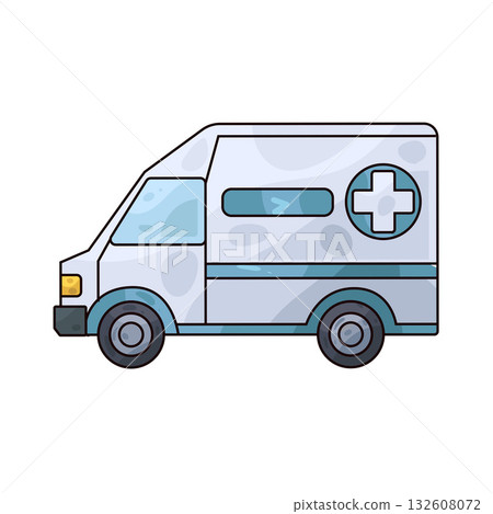illustration of Pharmacy delivery vehicle illustration of Pharmacy delivery vehicle 132608072