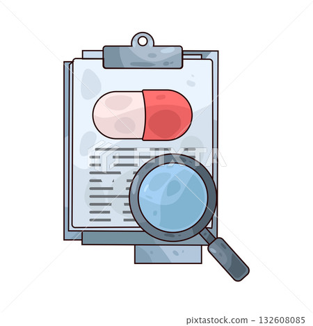 illustration of Drug research study 132608085