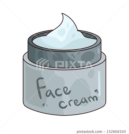illustration of Face Cream illustration of Face Cream 132608103