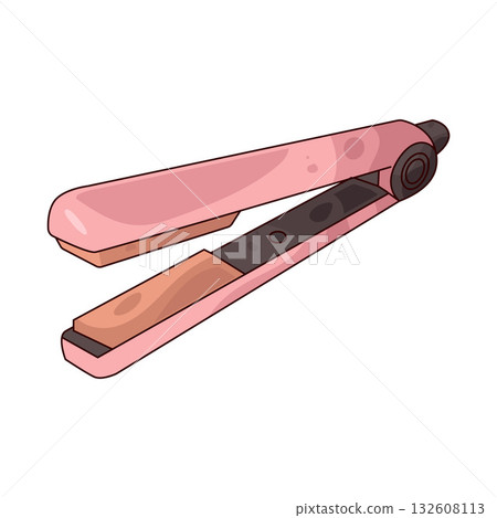 illustration of Hair Straightener 132608113