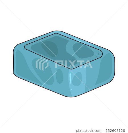 illustration of Soap Bar 132608128