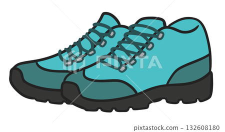 低筒登山靴示意圖 低筒登山靴示意圖 132608180