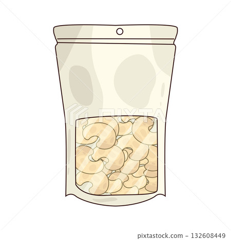 illustration of Cashew Bag illustration of Cashew Bag 132608449