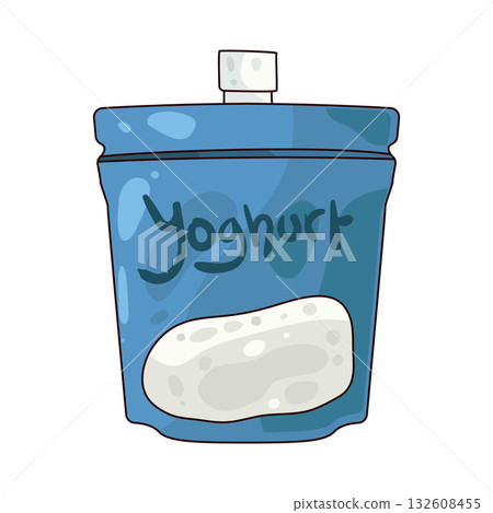 illustration of Yogurt Bag illustration of Yogurt Bag 132608455