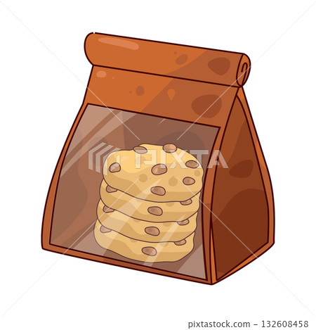 illustration of Cookie Bag illustration of Cookie Bag 132608458