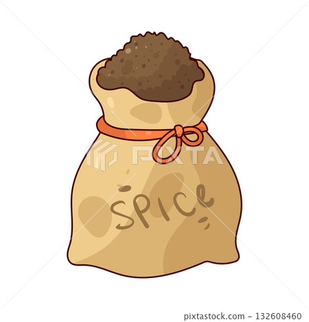 illustration of Spice Bag 132608460