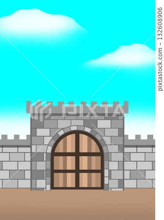 Castle gate 132608906