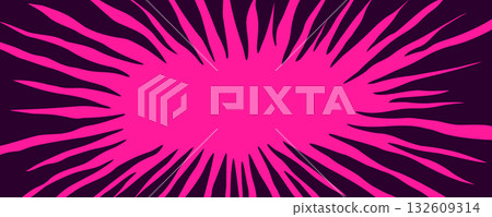 Motion anime background with irregular rays, speed effect frame on pink. Speed effect comic style illustration for posters, stickers, covers, and bold graphic designs Motion anime background with irregular rays, speed effect frame on pink. Speed effect comic style illustration for posters, stickers, covers, and bold graphic designs 132609314