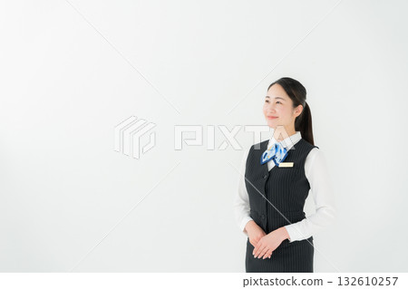 Woman in uniform, business portrait 132610257
