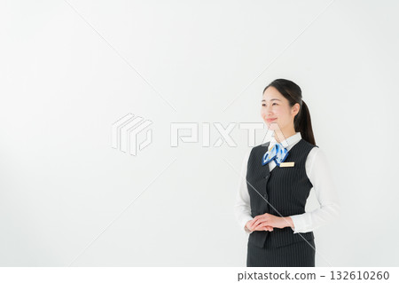 Woman in uniform, business portrait 132610260