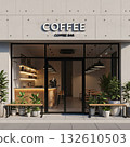 [AI-generated] Store Design - Coffee Shop Exterior 00155003 132610503