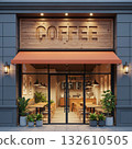 [AI-generated] Store Design - Coffee Shop Exterior 00155005 132610505