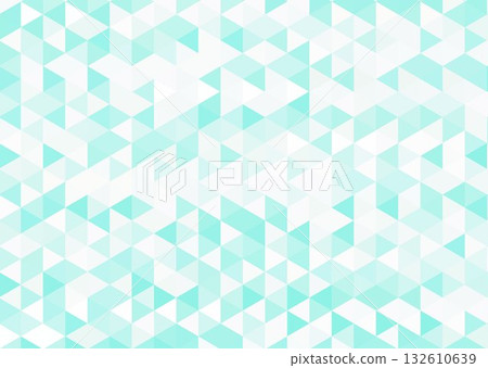 商業背景紋理，幾何三角形圖案，數字，向量，淺藍色，翠綠色 132610639