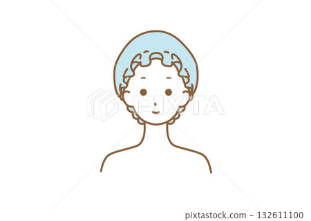 Woman wearing a nightcap 132611100