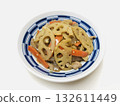 Kinpira lotus root and carrot with pork 132611449