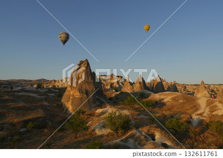 卡帕多細亞的熱氣球 132611761